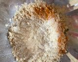A picture of step 1 of বেসন চিলা (Besan Chila recipe in Bengali).