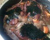 Foto del paso 6 de la receta: Churrasco de cordero en reducción de menta y tanat sobre humus