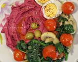 Foto langkah ke 3 dari resep Hummus and Veggies 😋👍.