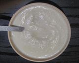 A picture of step 8 of Malai kofta (in white curry).