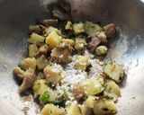 A picture of step 3 of Sweet potato sabji for fasting.