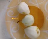 عکس مرحله 1 از دستور دسر گلابی فوری