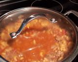 A picture of step 4 of Cheesy Goulash.