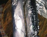 A picture of step 8 of Mithai roll with two main Ingredients.