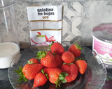 Foto del paso 1 de la receta: Falso yogur de fresas