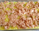 Foto del paso 4 de la receta: Arroz al horno con crema, jamón y queso