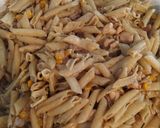 Foto del paso 5 de la receta: Penne con Pollo y Tocineta en Salsa Cremosa