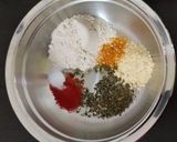 A picture of step 1 of Methi Thepla.