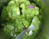 A picture of step 2 of Hariyali Aloo Tikka.
