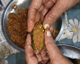 A picture of step 3 of Tindora masala.