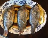 A picture of step 1 of California Farm Barbecued Whole Fish.