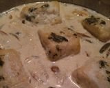 Foto del paso 5 de la receta: Merluza en crema de puerros