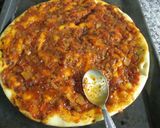 Foto del paso 4 de la receta Prepizza con lonchas finas de jamón serrano