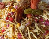 Foto del paso 1 de la receta: Salchipapa con todo!!