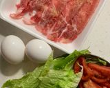 慢煎奶油起司厚蛋味增里肌三明治🥪的食譜步驟1照片