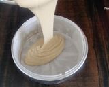 A picture of step 5 of Eggless Vanilla Sponge Cake.