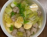 รูปขั้นตอนการทำที่ 3 ของ แกงจืดเต้าหู้หมูสับ
