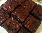 A picture of step 11 of Flakey fudgy brownie(without oven).