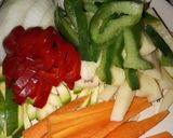 Foto del paso 1 de la receta: Churrascos con vegetales