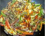 A picture of step 6 of Veg Chowmein.