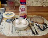 A picture of step 1 of Fluffy Scrambled Eggs.