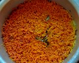 A picture of step 3 of Beetroot khichdi.