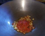 A picture of step 2 of Lauki Chana Masala.