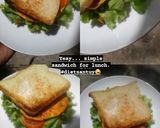 Foto langkah ke 2 dari resep 38. Simple Sandwich.