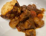A picture of step 8 of Stifado.