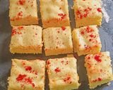 A picture of step 6 of Crimson Glow Dhokla – Oil-Free Steamed Snack‌ with Red chilli Jam.