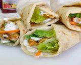 A picture of step 1 of Arabian shwarma.