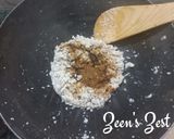 A picture of step 3 of Fresh Coconut and Jaggery Burfi.