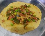 A picture of step 5 of Moong Daal Quesadilla with Veggie Filling.