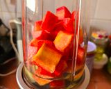 A picture of step 2 of Carrot Amla juice.