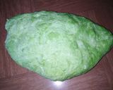 A picture of step 7 of Flour Tortillas with Nopal and Spinach.
