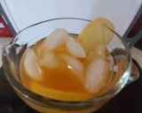 A picture of step 2 of My Iced tea lovely when chilled in the fridge overnight. 🍋☕🧊🥰.