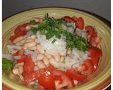 Foto del paso 1 de la receta: Ensalada Potente 💪🏼👌🏻 (TOMATE, POROTOS, MONDONGO Y CEBOLLA)