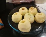 Piskóta almával és dióval recept fázis 1 fotója