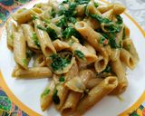 A picture of step 7 of Spinach Creamy Pasta.