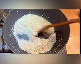 A picture of step 8 of Mushroom risotto.