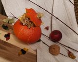 Halloween-Apfel- Möhrensalat🍎🥕 Rezeptschritt 6 Foto
