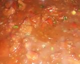 Foto del paso 3 de la receta: Puré de papa con salsa blanca de verdeo y salsa con chorizo
