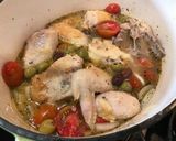 A picture of step 4 of Mediterranean Inspired Chicken Stew with Olives, Tomatoes & Potatoes.
