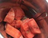 A picture of step 1 of Watermelon- lemon Slush.