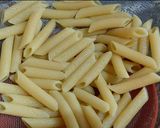 A picture of step 1 of Mushroom Penne Pasta.
