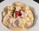 Foto del paso 9 de la receta: Ñoquis con salsa de queso de cabra y mermelada de frutos del bosque
