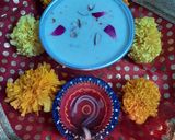 A picture of step 4 of Shahi phirni.