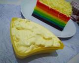 Rainbow cake langkah memasak 12 foto