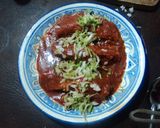 A picture of step 5 of Christmas Enchiladas with 13 Mexican Chiles Ranch-Style (Las Correa del Ocote).