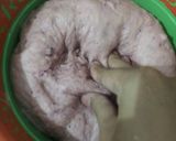 Foto langkah ke 3 dari resep Donat Ubi Ungu Empuk | Tips Donat Frozen.